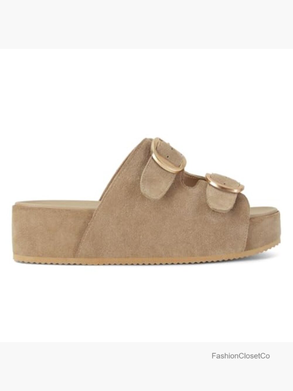 Woven Straw Crochet Platform Wedge Sandals with Adjustable Double Buckle Strap - Picture 5 of 7